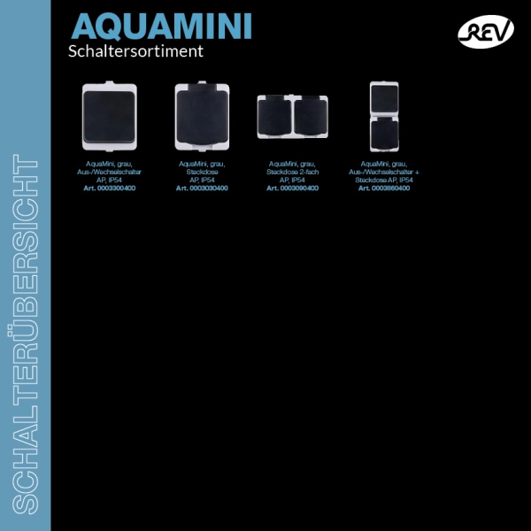 AquaMini, Steckdose, Aufputz