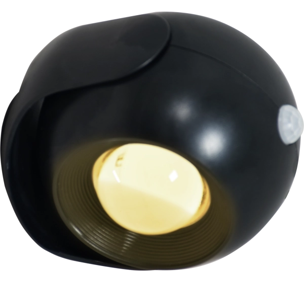 LED-Akku Spot m. Bewegungssensor rund 120 lm