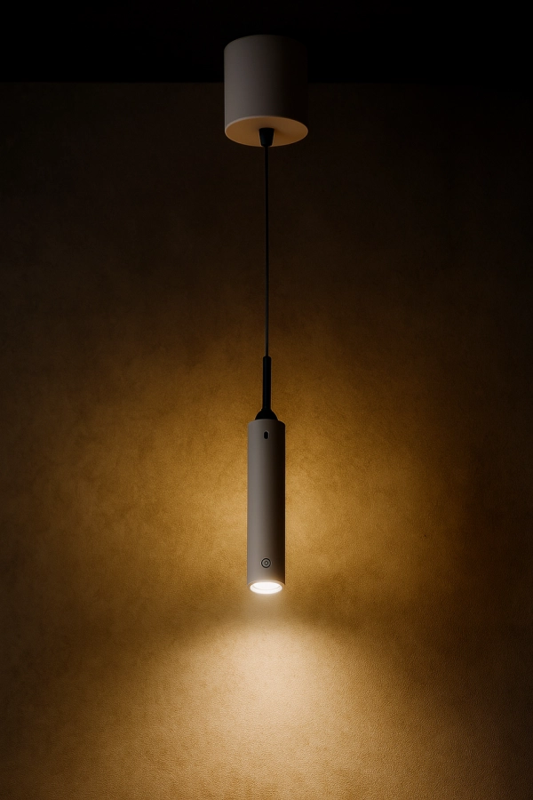 LED-Akku Pendelleuchte Zylinder 130lm