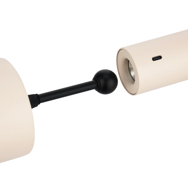 LED-Akku Pendelleuchte Zylinder 130lm