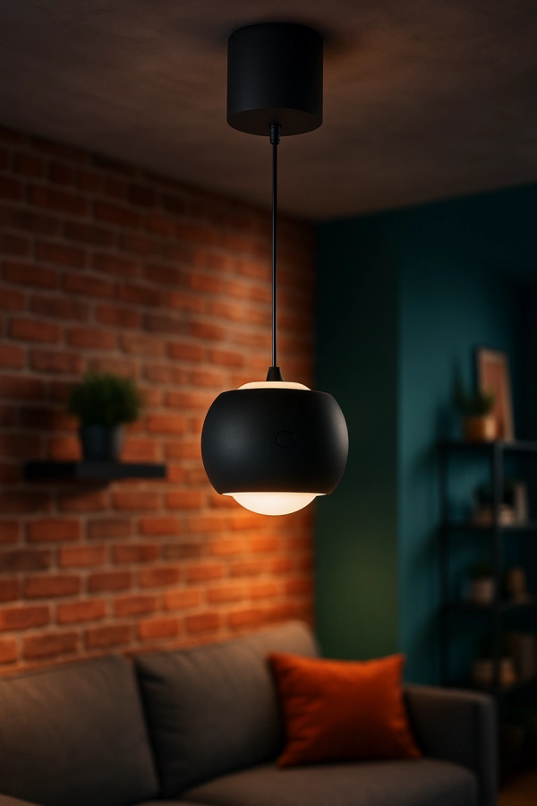 LED AKKU Pendelleuchte Kugel, 120 lm