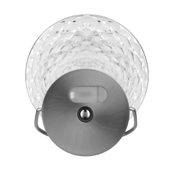LED Akku-Tischleuchte Kristall
