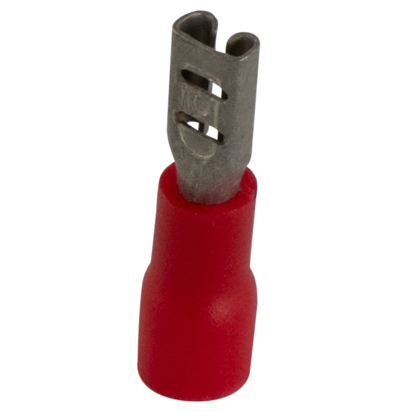 Flachsteckerhülse 2,8 x 0,8mm rot 25 Stück