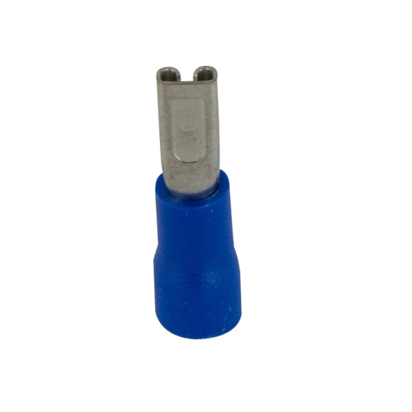 Flachsteckerhülse 2,8 x 0,8mm blau 25 Stück