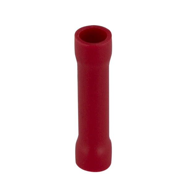Stoßverbinder 25mm, 0,5-1,5mm² rot 50 Stück