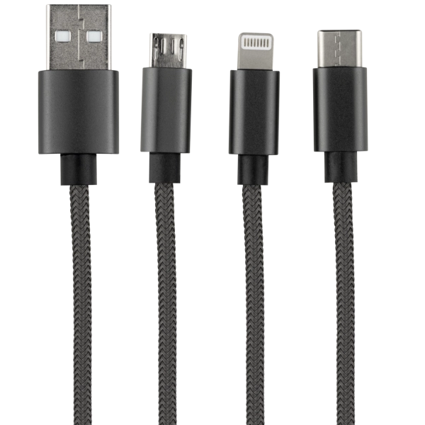 USB-Ladekabel 3in1