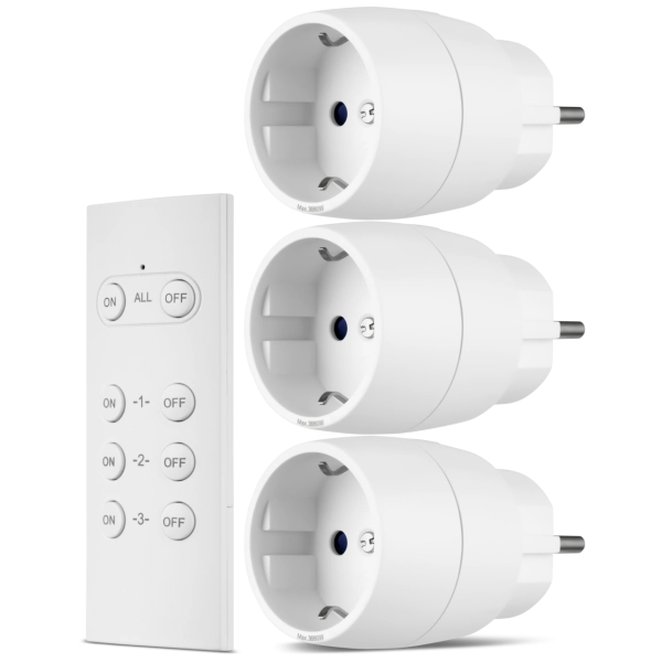 Buy REV Funkschalt-Set Mini 3+1 ws 0085500103 Wireless switch set 4-piece  Indoors 3680 W