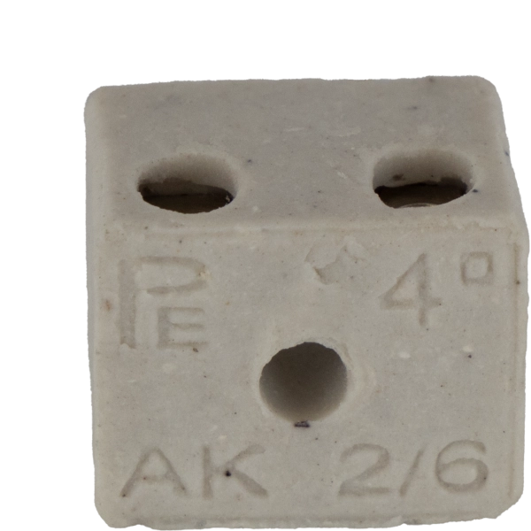 Keramikklemmen 2-polig, 400V, 1-6mm² weiß 2 Stück
