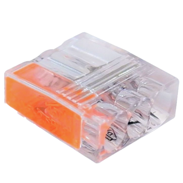 REV Compact-Verbindungsklemme 3-fach orange 25 Stück