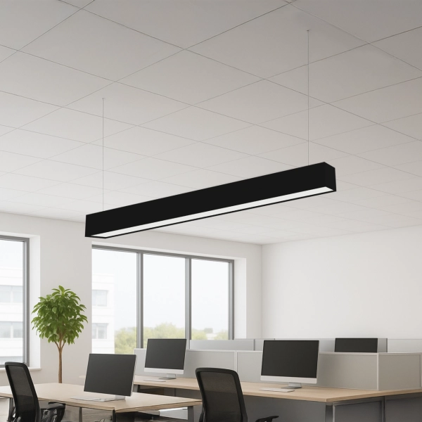 LED Office Leuchte mit Diffusor 150cm
