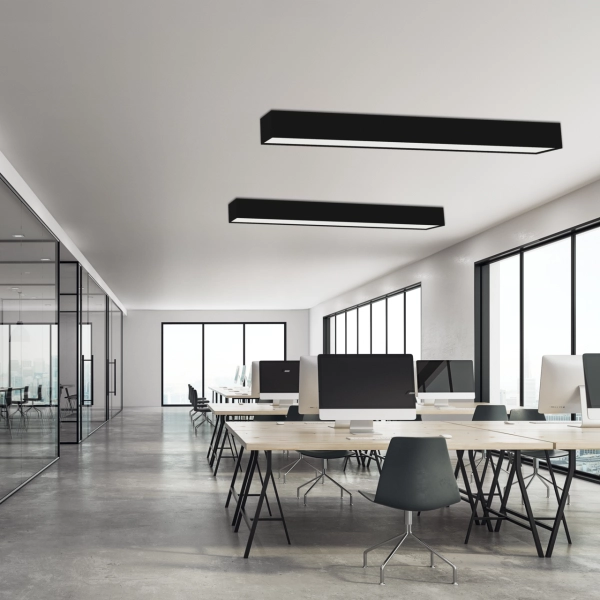 LED Office Leuchte mit Diffusor 150cm