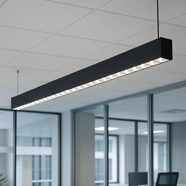 LED Office Leuchte mit Diffusor 120cm