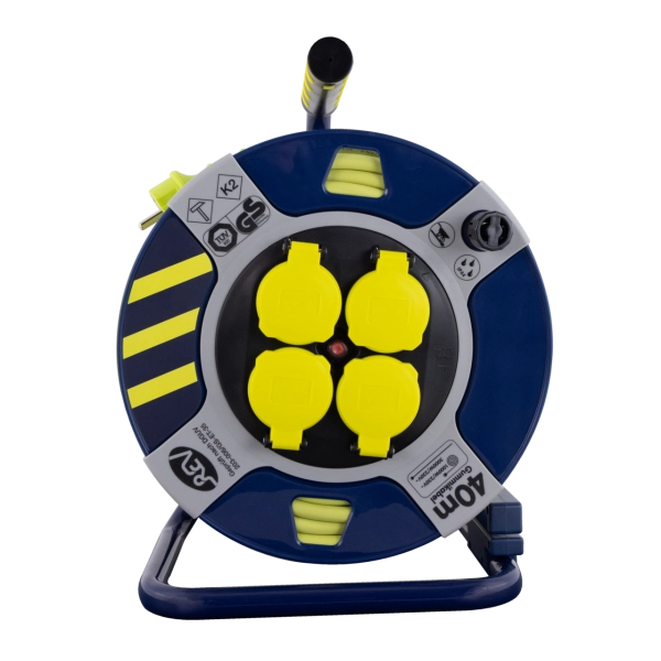 Kabeltrommel Profi/DGUV Kunststoff 4-f. IP44