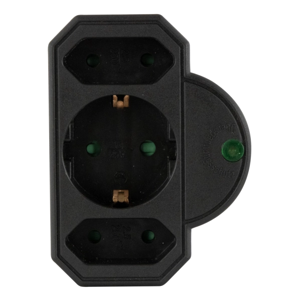 Steckdosenadapter mit Überspannungsschutz