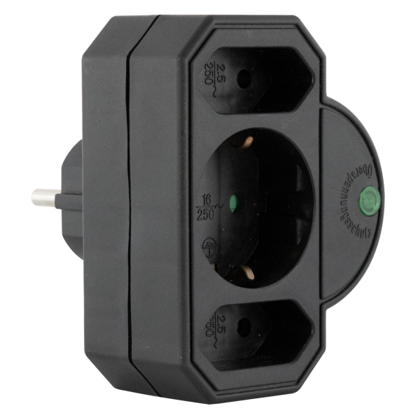 Steckdosenadapter mit Überspannungsschutz