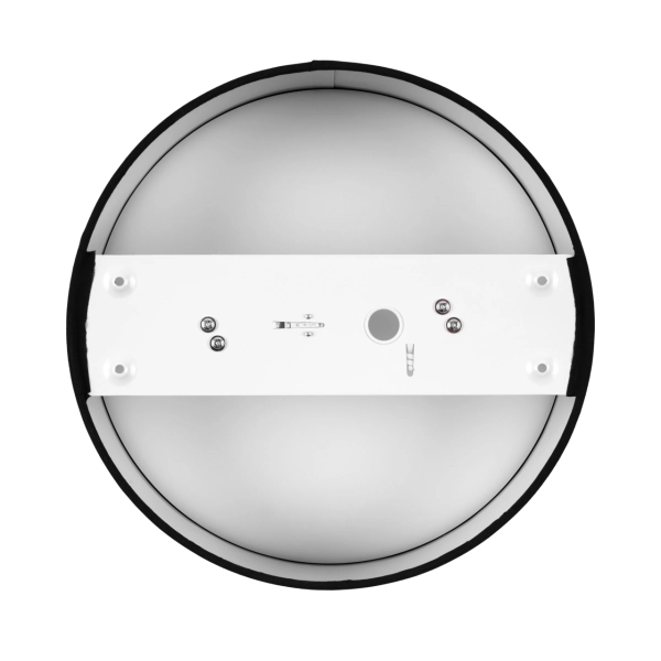 Deckenleuchte Stoff rund 30cm Schwarz