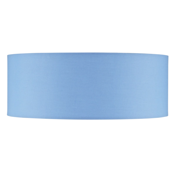 Deckenleuchte Stoff rund 30cm Hellblau