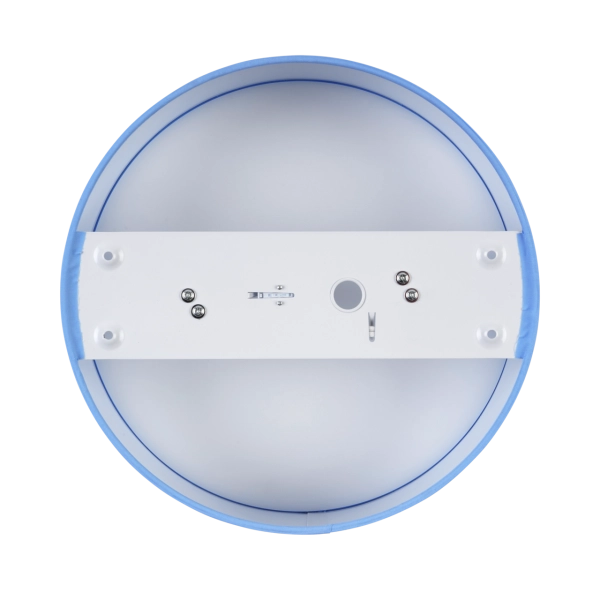 Deckenleuchte Stoff rund 30cm Hellblau