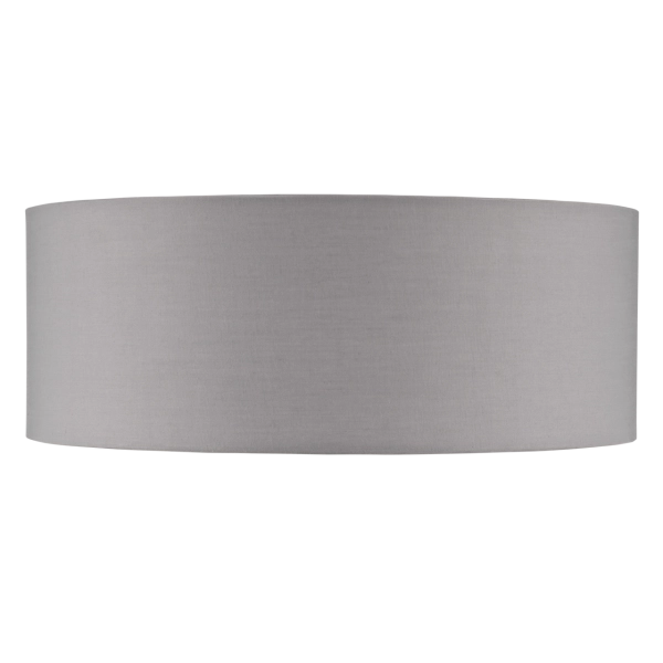 Deckenleuchte Stoff rund 30cm Grau