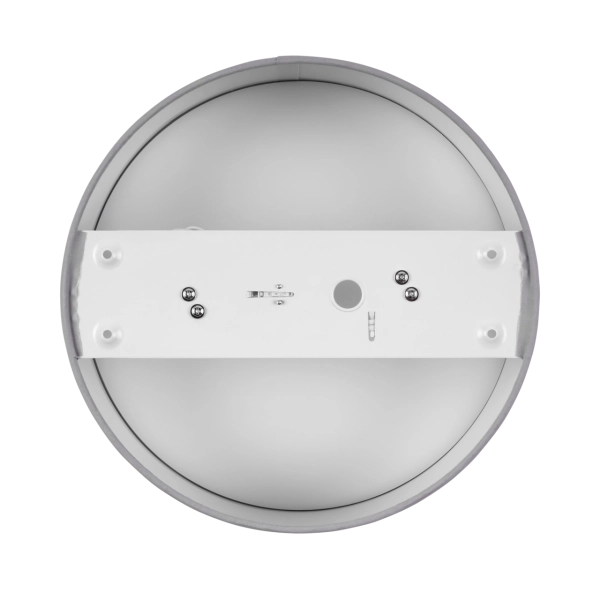 Deckenleuchte Stoff rund 30cm Grau