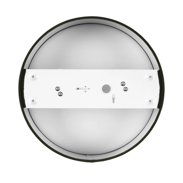 Deckenleuchte Stoff rund 30cm dunkelgrün