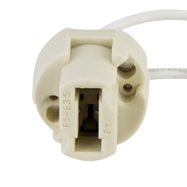 Fassung für Hochvolt-Halogenlampen, G9, 2 Stück