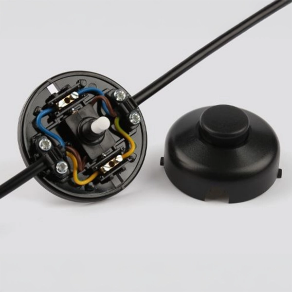 Fuß-Tretschalter, rund, 6A