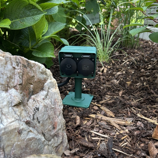 Außen-Steckdose 4-fach, 1,4m