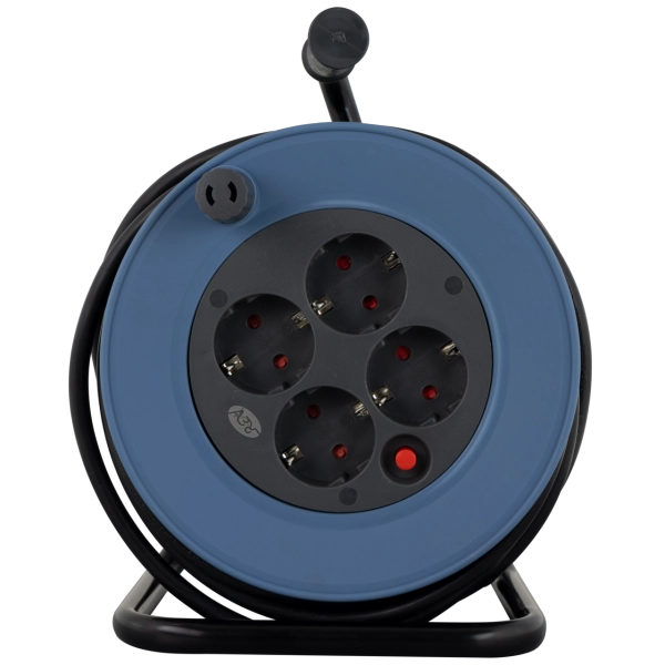 Kabeltrommel Kunststoff 4-fach 25m