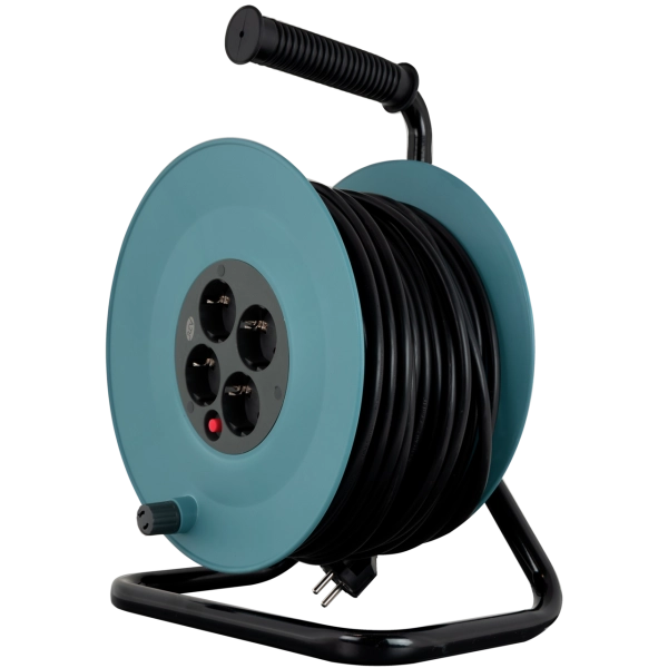 Kabeltrommel Kunststoff 4-fach 40m