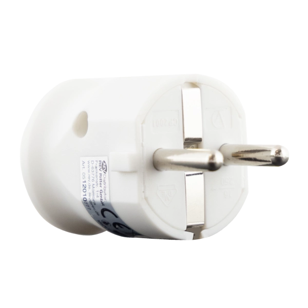 Schutzkontakt-Stecker, Kunststoff