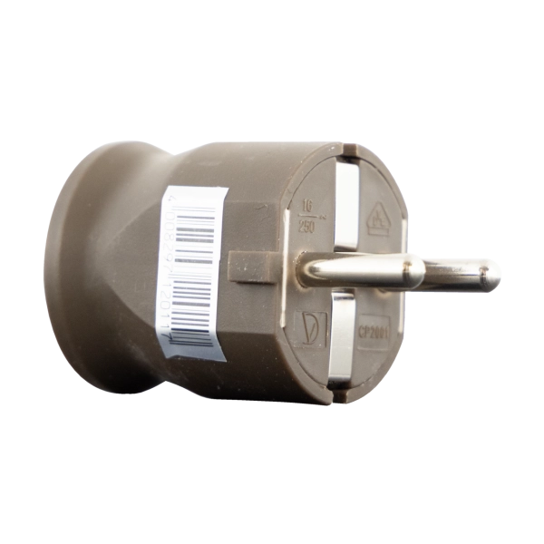 Schutzkontakt-Stecker, Kunststoff