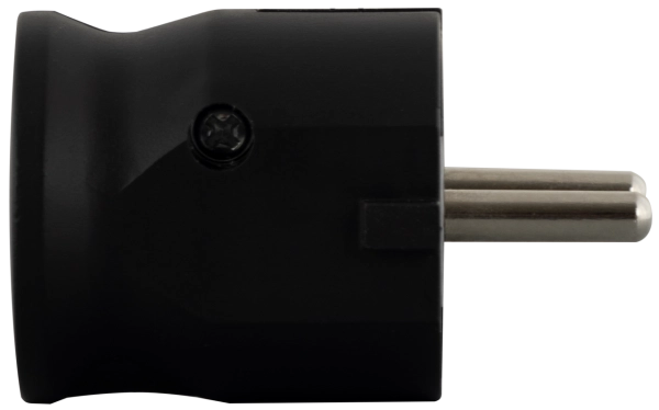 Schutzkontakt-Winkelstecker, Kunststoff