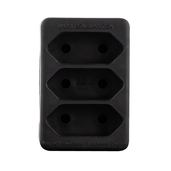 Übergangsstecker 3-fach