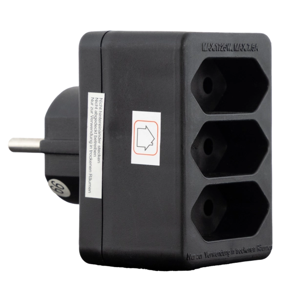 Übergangsstecker 3-fach